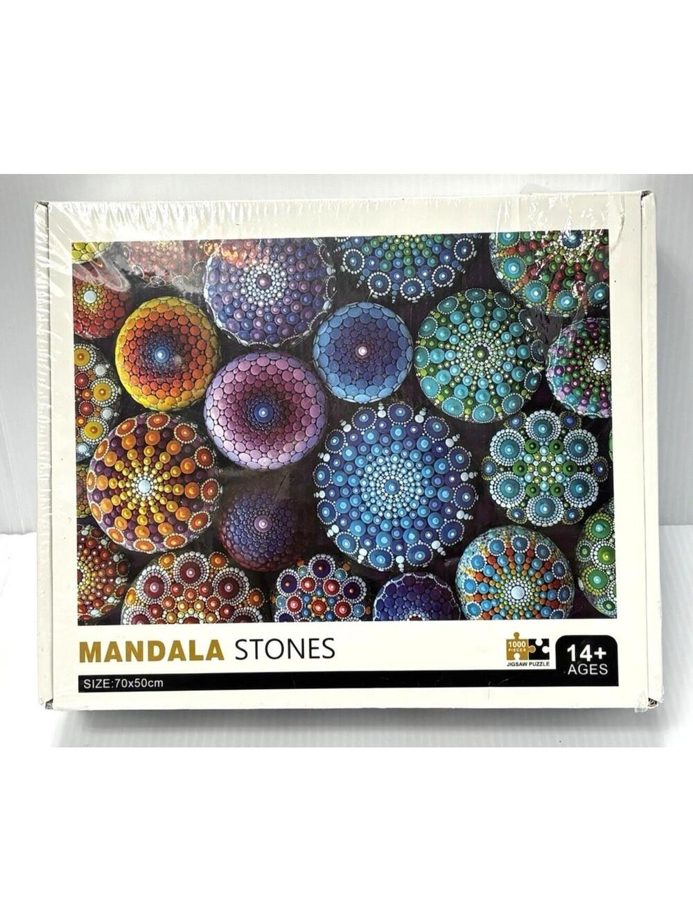 Mandala Stones 1000 Piece Jigsaw Puzzle - 70x50cm - NEW/Sealed